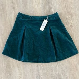 Copper Key velvet skirt